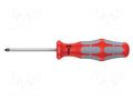 Screwdriver; square; #00; Blade length: 60mm; Overall len: 141mm WERA WERA.05117680001