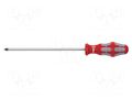 Screwdriver; square; #2; Blade length: 200mm; Overall len: 305mm WERA WERA.05117685001