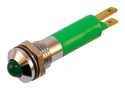 PANEL MOUNT INDICATOR, LED, 8MM, GREEN, 12V WL-19080255