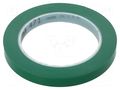 Tape: marking; green; L: 33m; W: 12mm; Thk: 0.13mm; 2.5N/cm; 130% 3M 3M-471-12-33/GN