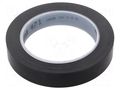 Tape: marking; black; L: 33m; W: 19mm; Thk: 0.13mm; 2.5N/cm; 130% 3M 3M-471-19-33/BK
