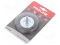 Wheel brush; 80mm; plunger; 6mm PROLINE PRE-32428