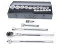 Wrench-set; 6-angles,socket spanner; Chrom-vanadium steel PROLINE PRE-18811