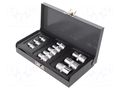 Wrench-set; Torx® socket; Chrom-vanadium steel; 1/2",1/4",3/8" PROLINE PRE-18711
