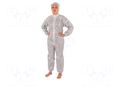 Cleanroom acces: coverall; white; XL; cleanroom; dissipative; ESD EUROSTAT GROUP ERS-514000204
