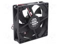 Fan: DC; axial; 24VDC; 92x92x25mm; 76.8m3/h; 29dBA; ball; 2750rpm PANASONIC ASFP90392