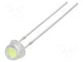 LED; green; 5mm; 72000÷85000mcd; 8°; Front: convex; 2.8÷3.4VDC OPTOSUPPLY OSG59A5201A-30MA