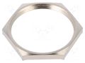Nut; with earthing; PG36; brass; 51mm; Thread: PG; Plating: nickel LAPP LP-52103270