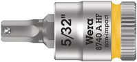 8740 A HF Zyklop bit socket with holding function, 1/4" drive, 5/32"x28.0, Wera 05003385001