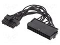 Cable: mains; 14pin male,ATX female 24pin; 0.1m AKYGA AK-CA-77
