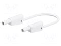 Test lead; 19A; banana plug 4mm,both sides; Urated: 1kV; Len: 2m STÄUBLI SLK-4A-S10-20029
