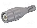 Connector: BNC; socket; grey; crimped; Type: insulated; female STÄUBLI XBS-58-28