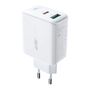 Acefast wall charger USB Type C / USB 32W, PPS, PD, QC 3.0, AFC, FCP white (A5 white), Acefast 6974316280125