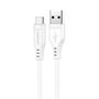 Acefast USB cable - USB Type C 1.2m, 3A white (C3-04 white), Acefast 6974316280873 6974316280873