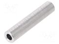 Spacer sleeve; 30mm; cylindrical; aluminium; Out.diam: 6mm DREMEC DR336/3.2X30