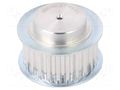 Belt pulley; T5; W: 16mm; whell width: 27mm; Ø: 37.4mm; aluminium OPTIBELT 27-T5-24-200ZA