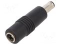 Adapter; Plug: straight; Input: 5,5/2,1; Out: 5,5/3,4 CENTERPIN MEAN WELL DC-PLUG-P1J-P4A