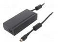Power supply: switching; 12VDC; 8.75A; Out: KYCON KPPX-4P; 105W TDK-LAMBDA DTM110PW120C8