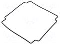 Gasket; for enclosures; Kit: rubber gasket x2; 2pcs. HAMMOND HM-1554QGASKET