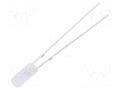 LED; red/yellow; 3mm; 60°; Front: flat; 1.8÷2.6/1.8÷2.6VDC; 78W OPTOSUPPLY OSYRP23962B