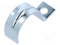 Screw mounted clamp; ØBundle : 28mm; Ømount.hole: 6mm; W: 14mm OBO BETTERMANN OBO-1009362