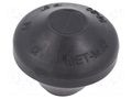 Grommet; elastomer thermoplastic TPE; black; 14÷20mm; IP67; MET-M HT HI TECH POLYMERS MET-M32-BK