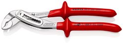 KNIPEX 88 07 250 Alligator® Water Pump Pliers with dipped insulation, VDE-tested chrome-plated 250 mm 88 07 250 4003773019343