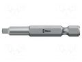 Screwdriver bit; square; RB3; Overall len: 50mm; BiTorsion WERA WERA.05060149001