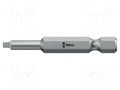 Screwdriver bit; square; RB1; 1/4"; Overall len: 50mm; BiTorsion WERA WERA.05060147001