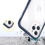 Clear 3in1 case for iPhone 11 Pro blue frame gel cover, Hurtel 5907769338571 5907769338571