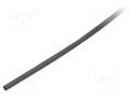 Heat shrink sleeve; glueless,flexible; 2: 1; 3.2mm; black; RNF-100 TE Connectivity RNF-100-1/8-0-SP
