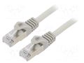 Patch cord; S/FTP; Cat: 6a; RJ45 plug,both sides; stranded; Cu GEMBIRD PP6A-LSZHCU-0.5M