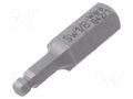 Screwdriver bit; hex key,spherical; HEX 1/8"; Overall len: 25mm WERA WERA.05380105001