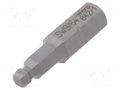 Screwdriver bit; hex key,spherical; HEX 9/64"; Overall len: 25mm WERA WERA.05380106001