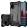 Hybrid Armor Case Tough Rugged Cover for Xiaomi Poco M4 Pro 5G black, Hurtel 9145576244364 9145576244364