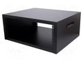 Enclosure: rack cabinet; Standard: 19"; 4U; Z: 184mm; X: 533mm HAMMOND HM-RCBS1900717BK1