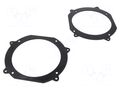 Speaker frame; 130mm; Volvo; Volvo 740 1984->1992; 2pcs. ACV RAM-20.676/K