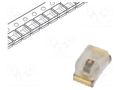 LED; yellow; SMD; 0402; 60mcd; 2÷2.5VDC; 1x0.5x0.5mm; 120°; 20mA LUMEX SML-LX0402SYC-TR