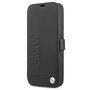 Etui BMW BMFLBKP13SSLLBK iPhone 13 mini 5,4" czarny/black book Signature, BMW 3666339022617 3666339022617