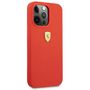 Ferrari FESSIHCP13XRE iPhone 13 Pro Max 6.7&quot; red/red hardcase Silicone, Ferrari 3666339026905 3666339026905
