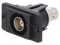 Coupler; BNC socket,both sides; 50Ω; DUALSLIM; silver; plastic CLIFF CP30737