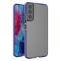 Spring Case Cover Gel Cover with Color Frame for Samsung Galaxy S22 + (S22 Plus) Dark Blue, Hurtel 5907769339486 5907769339486