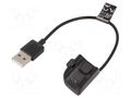 Cable: for smartwatch charging; Samsung; 0.15m; 1A; black AKYGA AK-SW-07