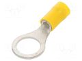 Tip: ring; M10; Ø: 10.5mm; 4÷6mm2; crimped; for cable; insulated BM GROUP BM90343