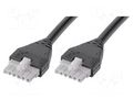 Cable; female; PIN: 5; Len: 1m; 6A; Insulation: PVC; Colour: black MOLEX MX-217159-0510