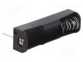 Holder; AA,R6; Batt.no: 1; PCB,THM; for PCB; polypropylene; steel KEYSTONE KEYS2460