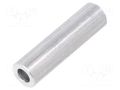 Spacer sleeve; 30mm; cylindrical; aluminium; Out.diam: 8mm DREMEC DR338/4.3X30