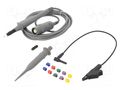 Probe: for oscilloscope; 0÷250MHz; 10: 1; 1.3ns; 10÷30pF; grey; 2.5m STÄUBLI 68.9554-28