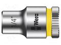 Socket; 6-angles,socket spanner; HEX 1/4"; 23mm WERA WERA.05003516001