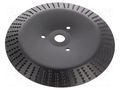 Grinding wheel; 230mm; angular contact,with rasp PROLINE PRE-86233